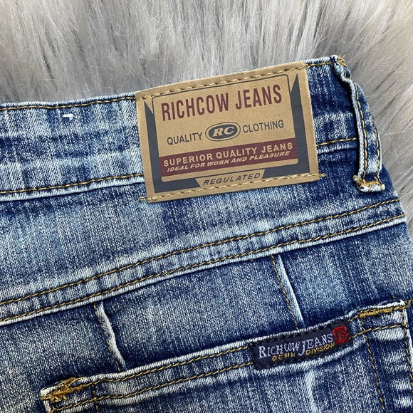 VTG y2k rich cow jeans - Picture 3 of 5